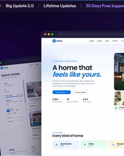 Nestly | Real Estate Property Listing Shopify Theme Download