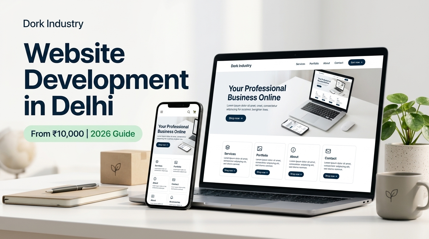 Website Development in Delhi from Rs 10000 - 2026 Pricing Guide by Dork Industry