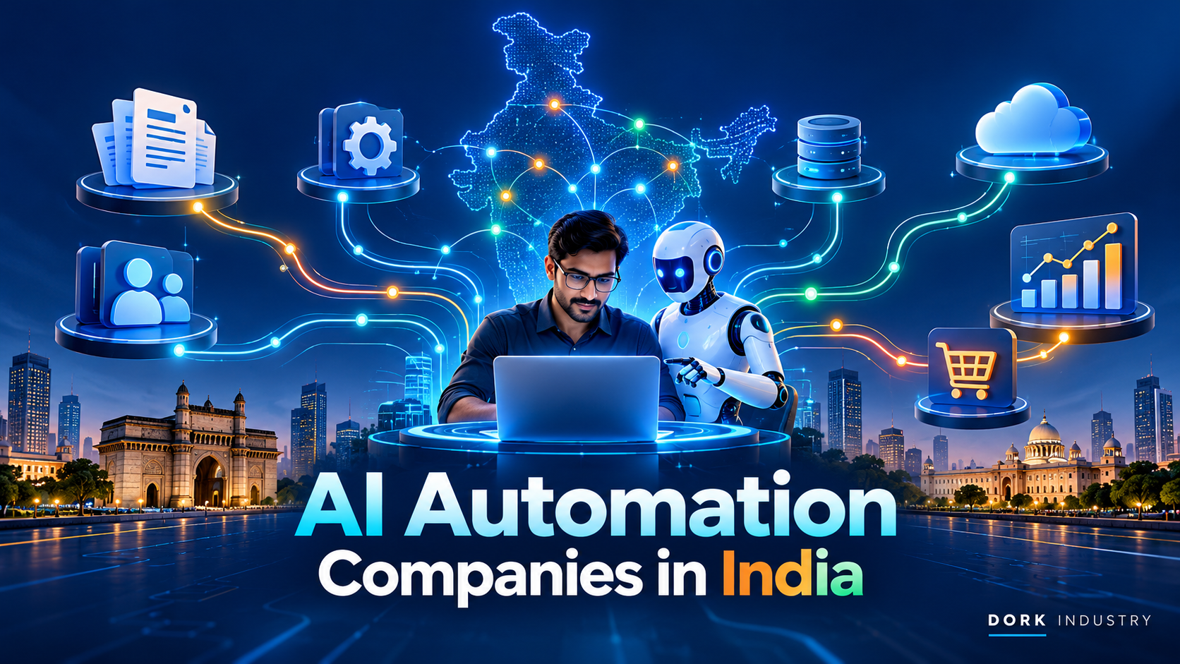 Best AI automation company in India comparison by Dork Industry