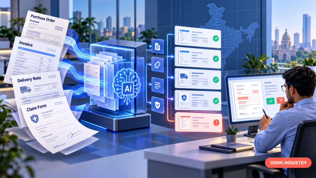 AI document automation workflow for Indian businesses by Dork Industry