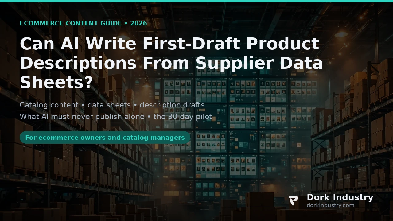 Can AI Development Write First-Draft Product Descriptions From Supplier Data Sheets? ai development