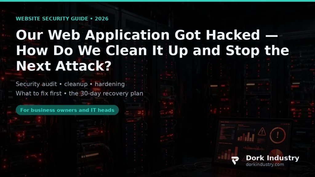 Our Web Application Got Hacked — How Can Custom Software Development Clean It Up and Stop the Next Attack? custom software development