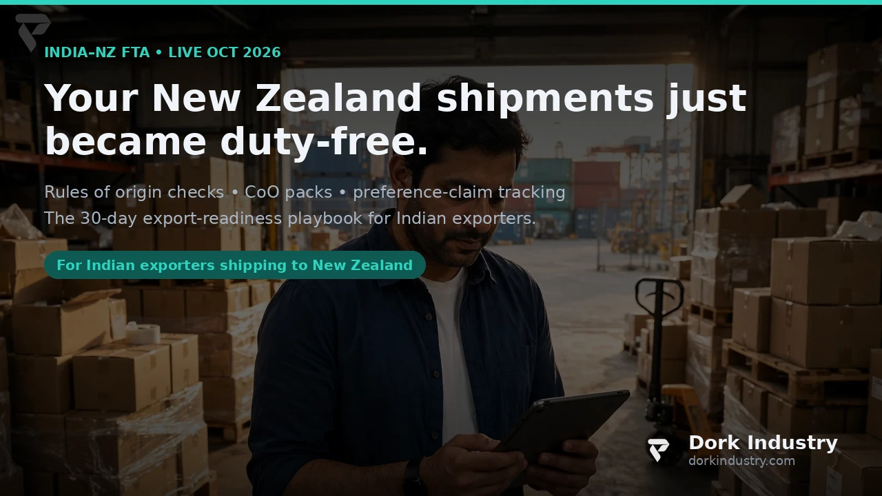 Your New Zealand Shipments Just Became Duty-Free — Can Custom Software Development Keep Export Paperwork FTA-Ready? custom software development