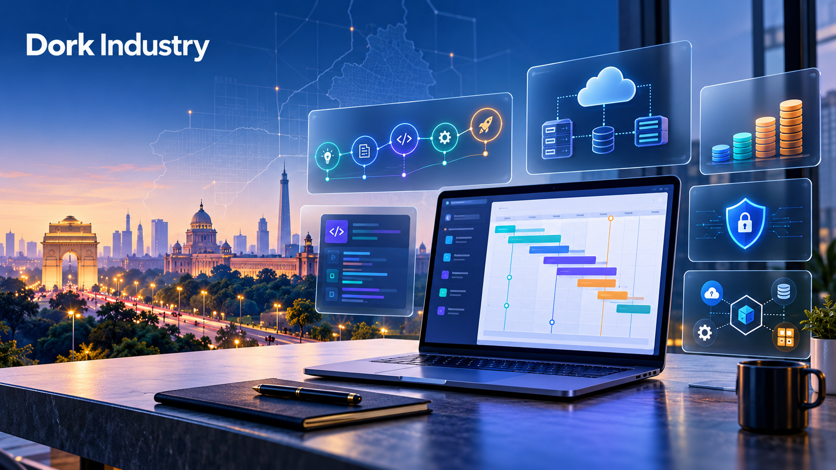 web development company in Delhi cost and timeline planning by Dork Industry