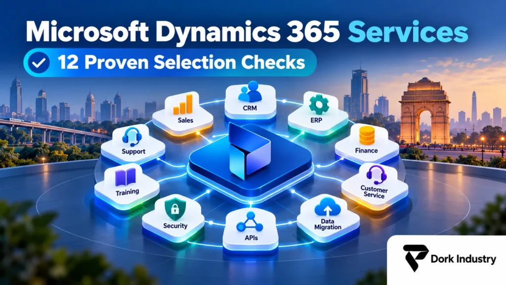 Microsoft Dynamics 365 services selection guide for Delhi businesses by Dork Industry