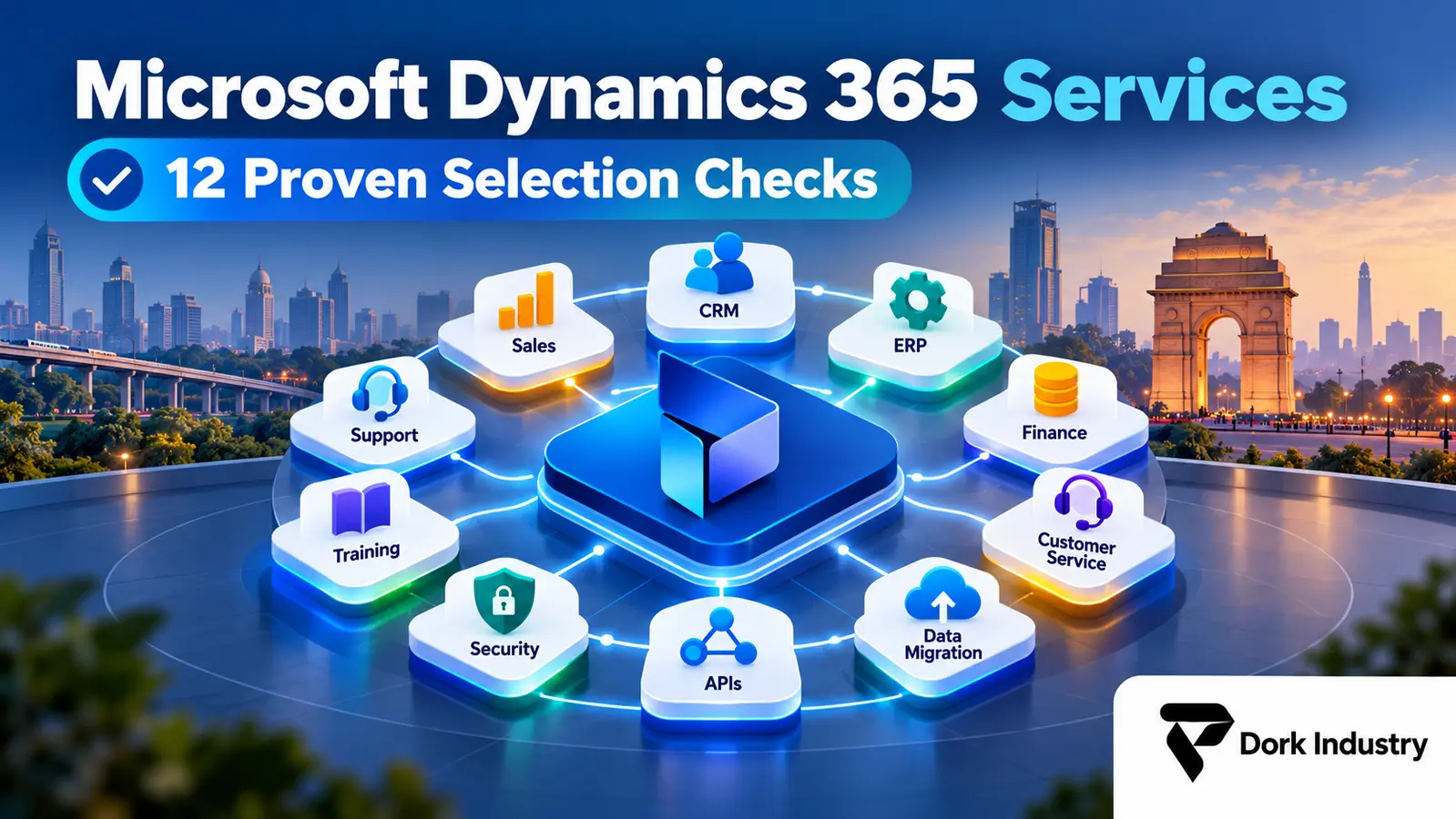 Microsoft Dynamics 365 services selection guide for Delhi businesses by Dork Industry