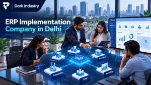 ERP implementation company in Delhi planning finance inventory procurement production CRM and reporting