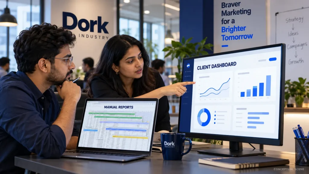 How a marketing agency can automate client reporting from spreadsheets to a dashboard