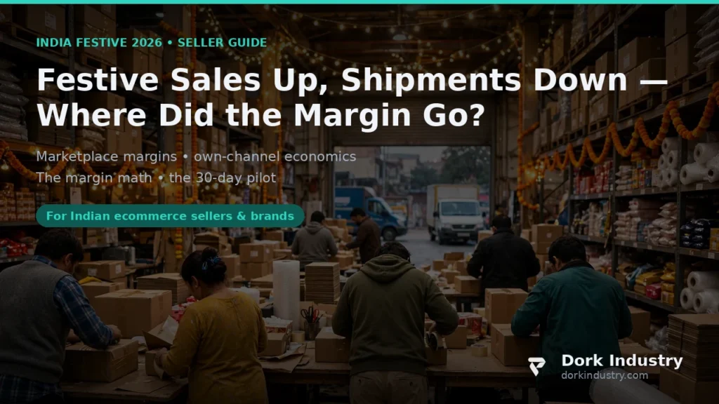 Festive ecommerce warehouse during Diwali season - ecommerce development for Indian sellers