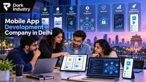 Mobile app development company in Delhi evaluating Android iOS Flutter API security and app release